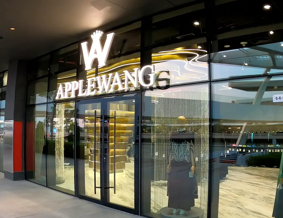 3d illuminated sign by access advertising abu dhabi,dubai, UAe