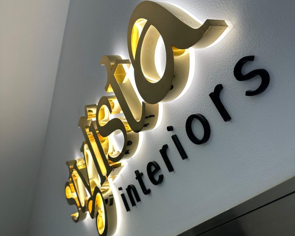 Stylista Interiors by sign board company near me in Dubai, Abu Dhabi - UAE | Signage Company | Abu Dhabi, Uae, Dubai |